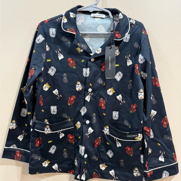 Dolce&gabbana shirt silk for boy sleepwear